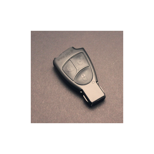Clé Plip Pour Mercedes Benz ML/CL/S/CLS - Coque Télécommande Sans Électronique - Remplacement Lame Sans Rainures