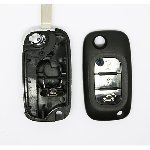 Boitier de télécommande clé plip 3 boutons Renault Twingo ACS