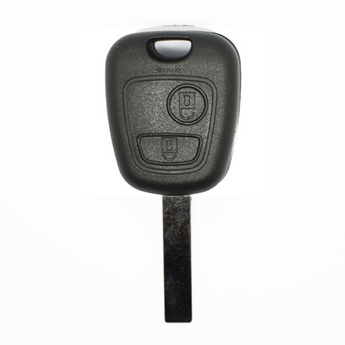 Coque de Clé Plip 2 Boutons Boîtier télécommande clé plip pour Peugeot 106  107 206 207 307