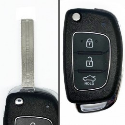 Clé Plip Hyundai 3 boutons